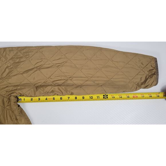 Vintage Polo Ralph Lauren Mens Large Brown Quilt Fleece‎ Lined Riding Jacket - Picture 15 of 15